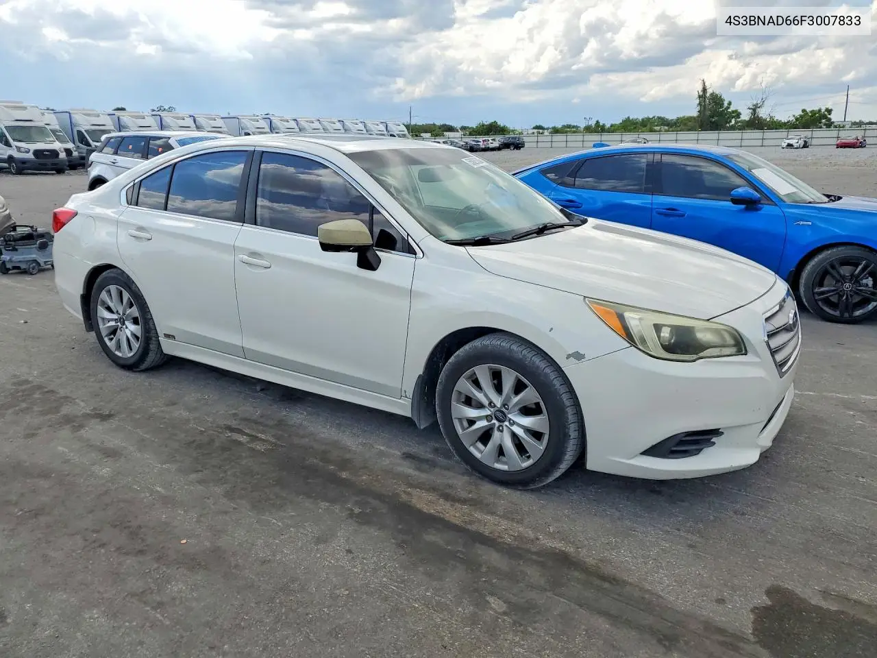 2015 Subaru Legacy 2.5I Premium VIN: 4S3BNAD66F3007833 Lot: 55926386