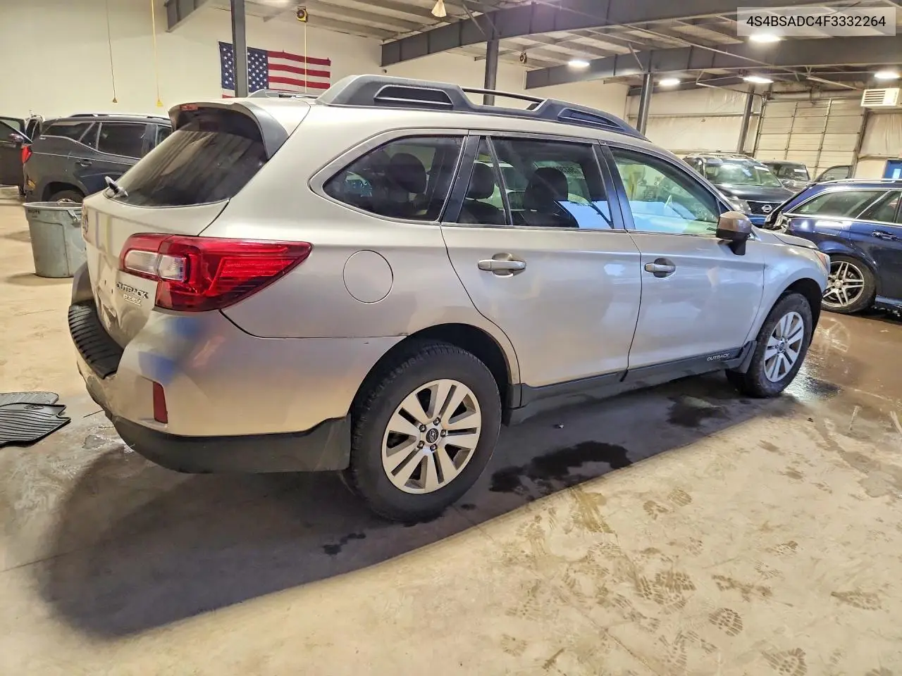 2015 Subaru Outback 2.5I Premium VIN: 4S4BSADC4F3332264 Lot: 56230446