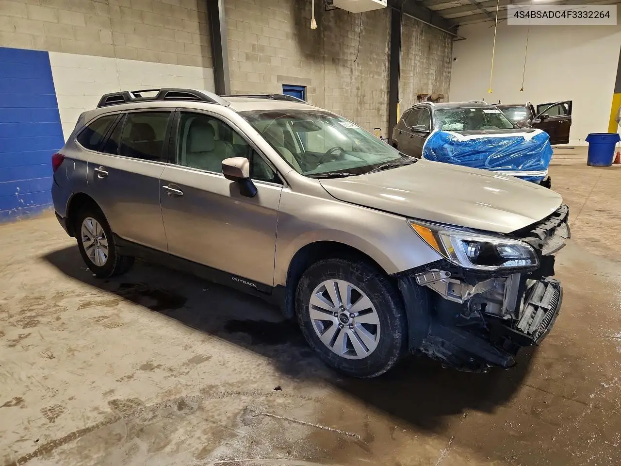 2015 Subaru Outback 2.5I Premium VIN: 4S4BSADC4F3332264 Lot: 56230446