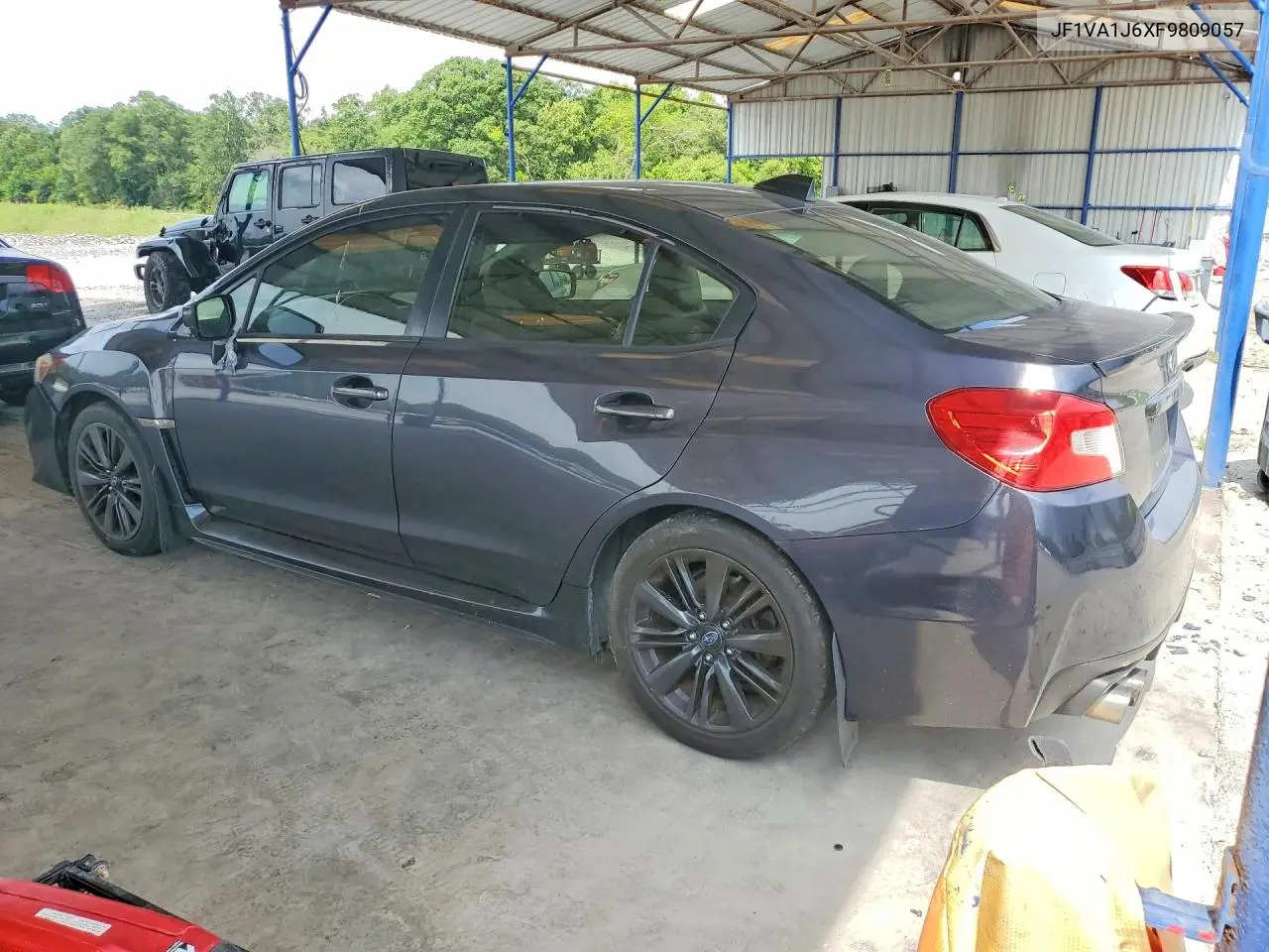 2015 Subaru Wrx Limited VIN: JF1VA1J6XF9809057 Lot: 58511946