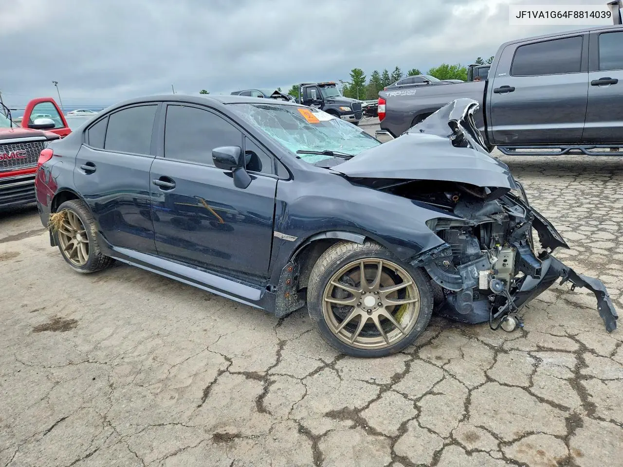 2015 Subaru Wrx Limited VIN: JF1VA1G64F8814039 Lot: 59168736