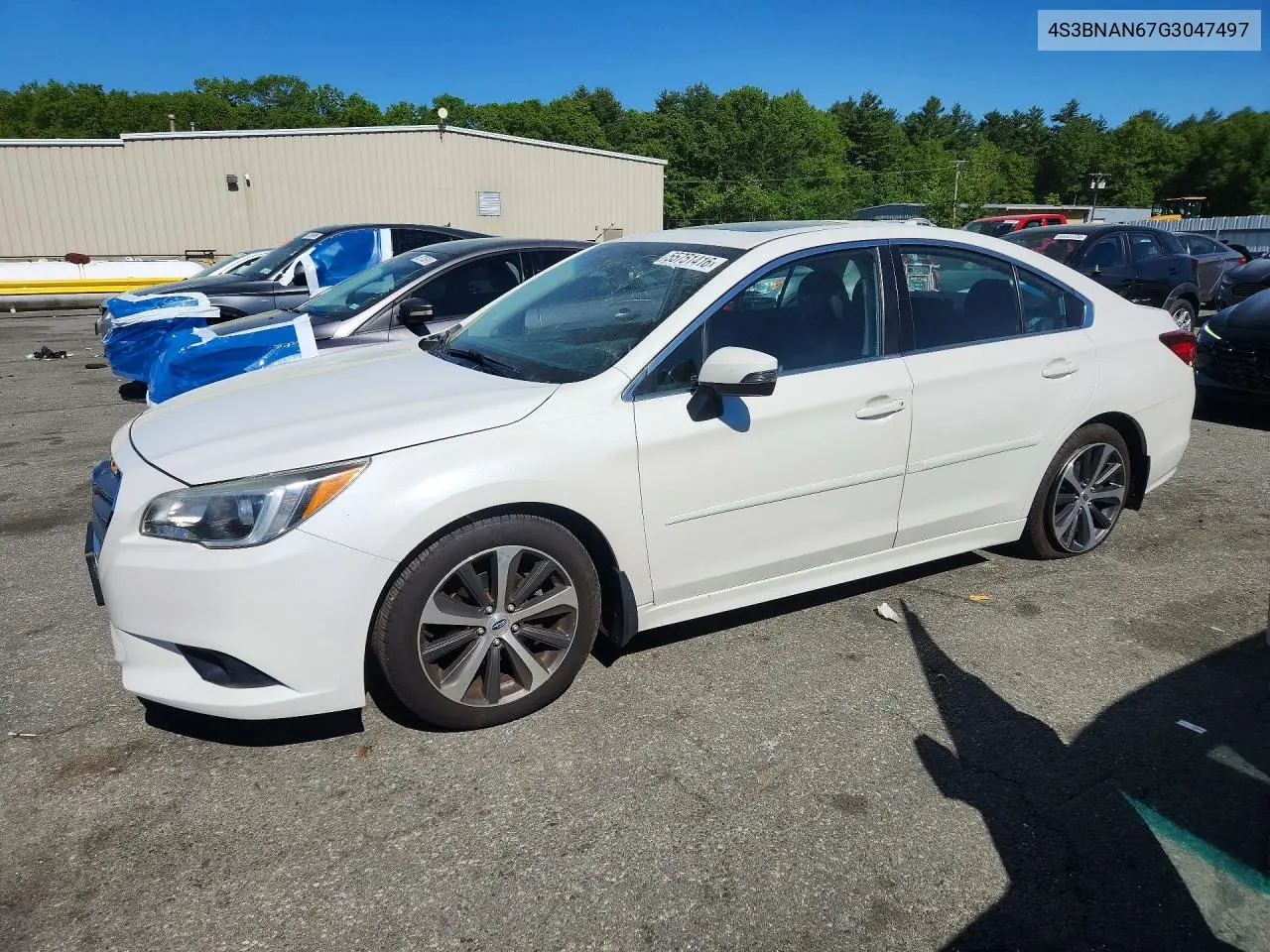 2016 Subaru Legacy 2.5I Limited VIN: 4S3BNAN67G3047497 Lot: 55751416