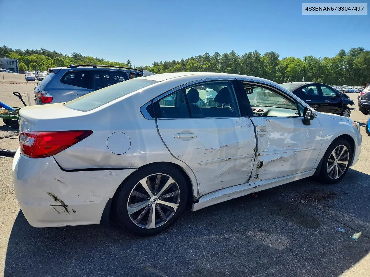 2016 Subaru Legacy 2.5I Limited VIN: 4S3BNAN67G3047497 Lot: 55751416