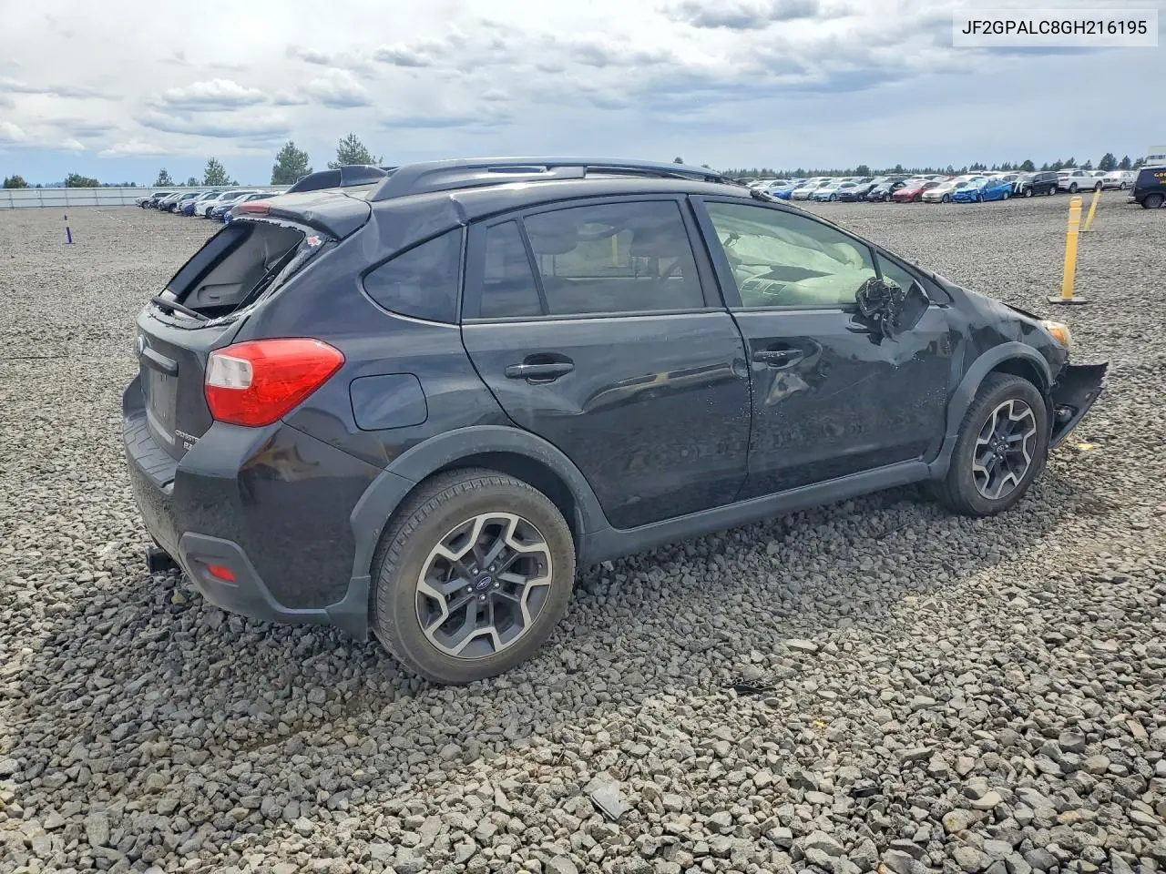 2016 Subaru Crosstrek Limited VIN: JF2GPALC8GH216195 Lot: 55935936