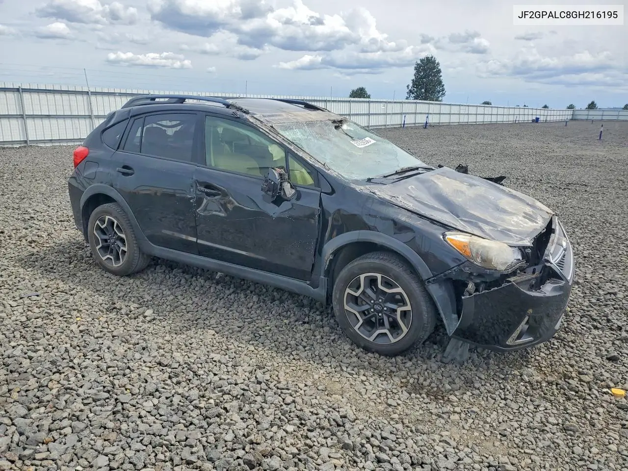 2016 Subaru Crosstrek Limited VIN: JF2GPALC8GH216195 Lot: 55935936