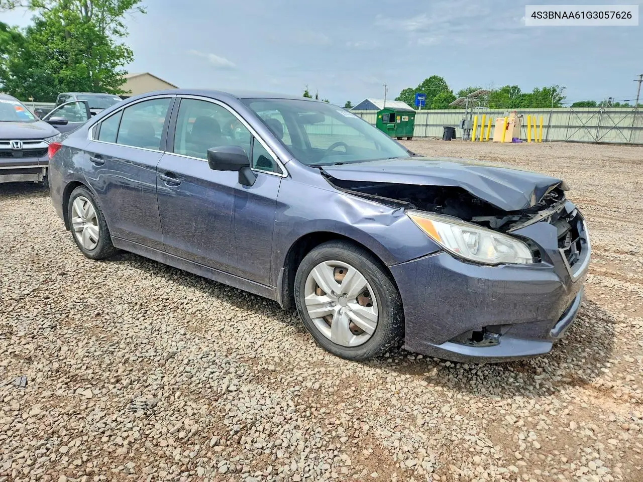2016 Subaru Legacy 2.5I VIN: 4S3BNAA61G3057626 Lot: 56747906