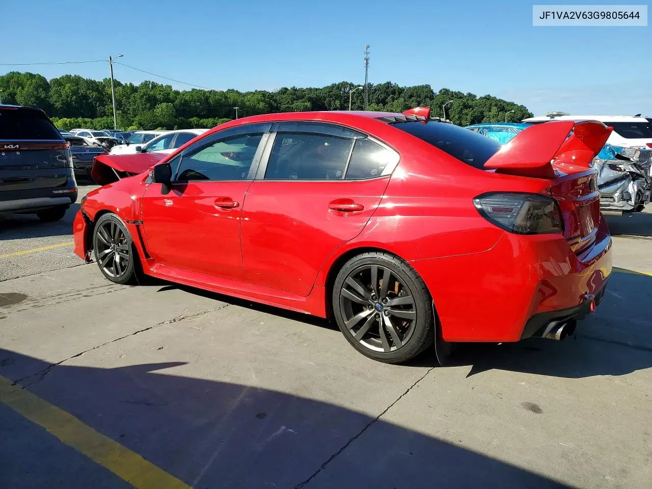 2016 Subaru Wrx Sti VIN: JF1VA2V63G9805644 Lot: 56952646