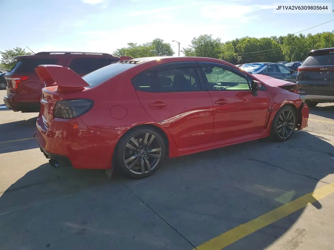 2016 Subaru Wrx Sti VIN: JF1VA2V63G9805644 Lot: 56952646