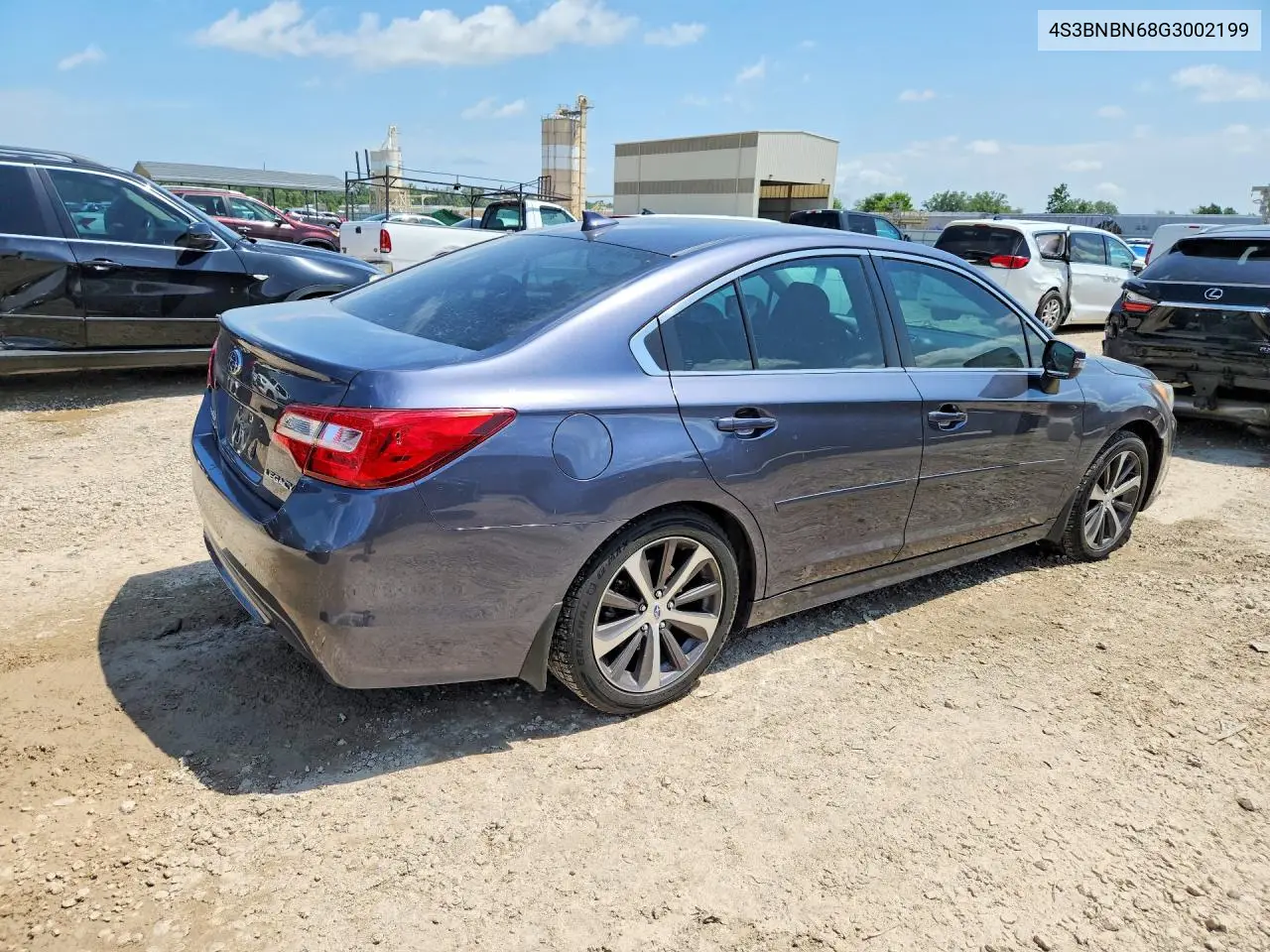 2016 Subaru Legacy 2.5I Limited VIN: 4S3BNBN68G3002199 Lot: 57092846