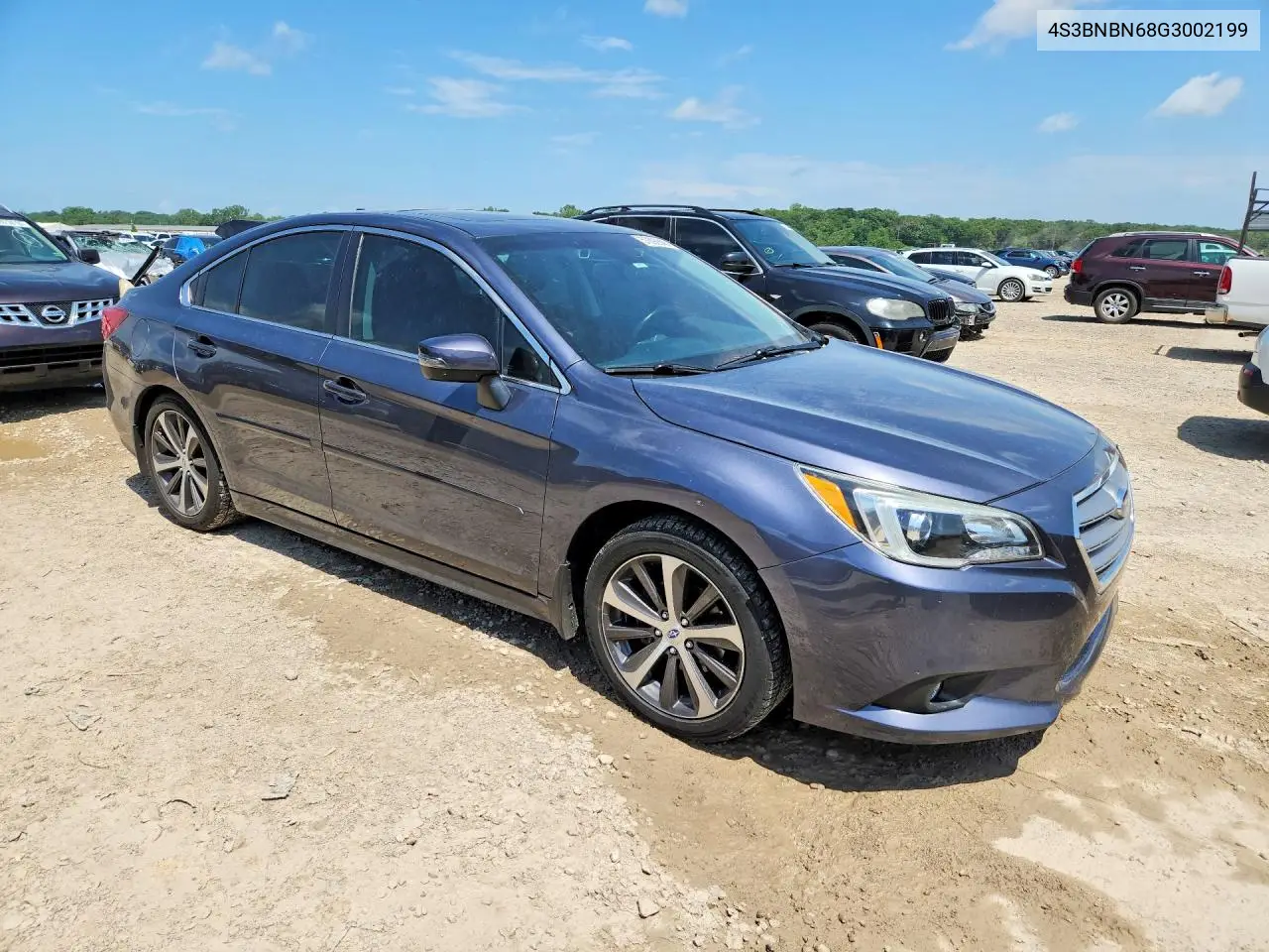 2016 Subaru Legacy 2.5I Limited VIN: 4S3BNBN68G3002199 Lot: 57092846
