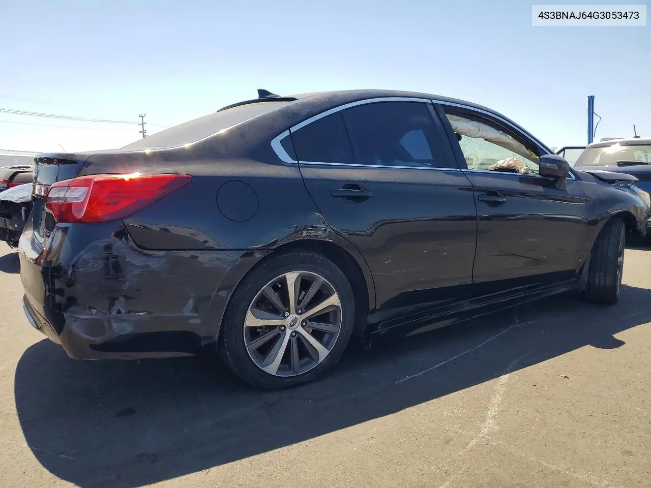 2016 Subaru Legacy 2.5I Limited VIN: 4S3BNAJ64G3053473 Lot: 57439946