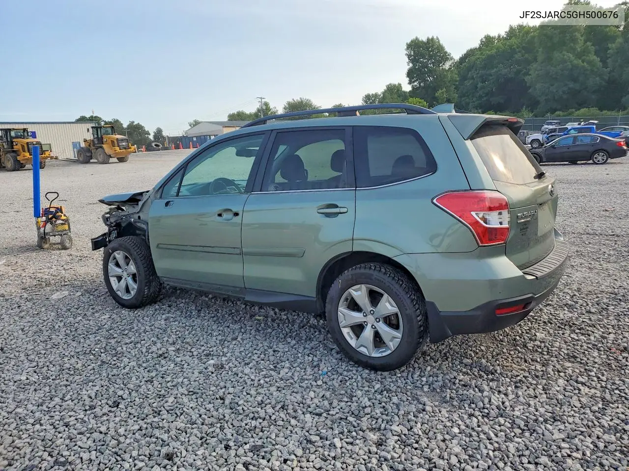 2016 Subaru Forester 2.5I Limited VIN: JF2SJARC5GH500676 Lot: 58274426