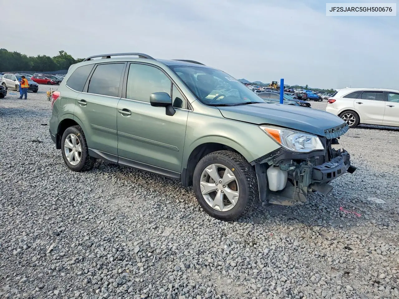 2016 Subaru Forester 2.5I Limited VIN: JF2SJARC5GH500676 Lot: 58274426