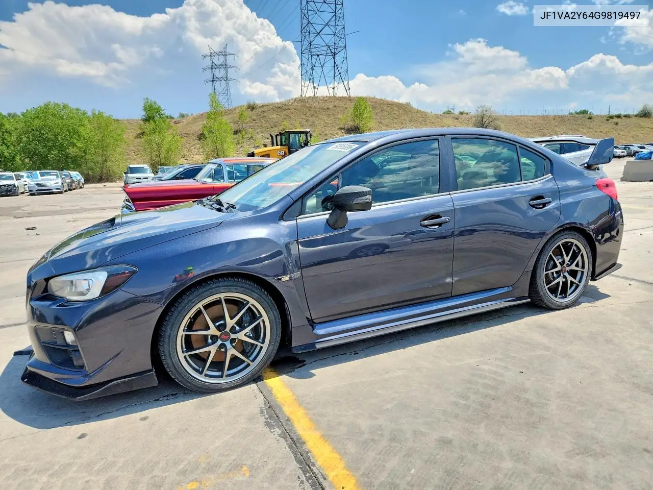 2016 Subaru Wrx Sti Limited VIN: JF1VA2Y64G9819497 Lot: 59395396