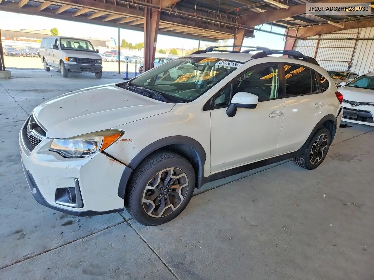 2017 Subaru Crosstrek Premium VIN: JF2GPADC2HH280930 Lot: 56350166