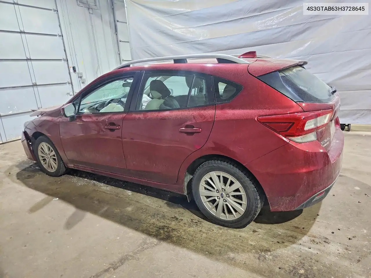 2017 Subaru Impreza Premium VIN: 4S3GTAB63H3728645 Lot: 56687806