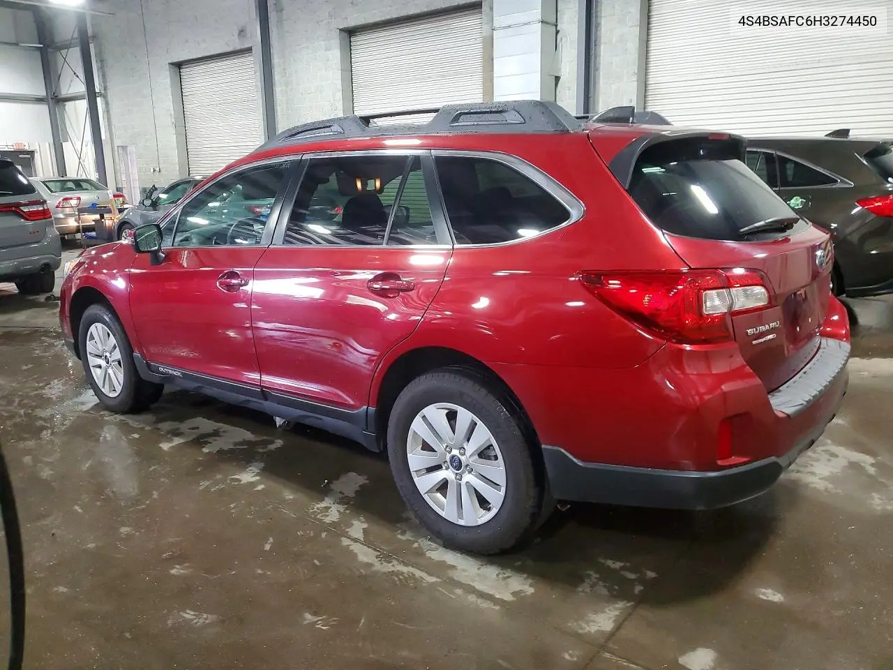 2017 Subaru Outback 2.5I Premium VIN: 4S4BSAFC6H3274450 Lot: 58412086