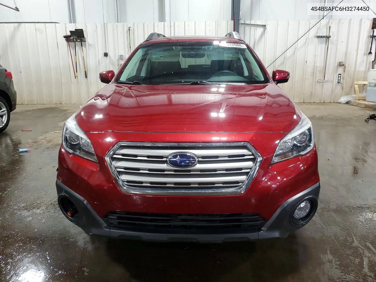 2017 Subaru Outback 2.5I Premium VIN: 4S4BSAFC6H3274450 Lot: 58412086