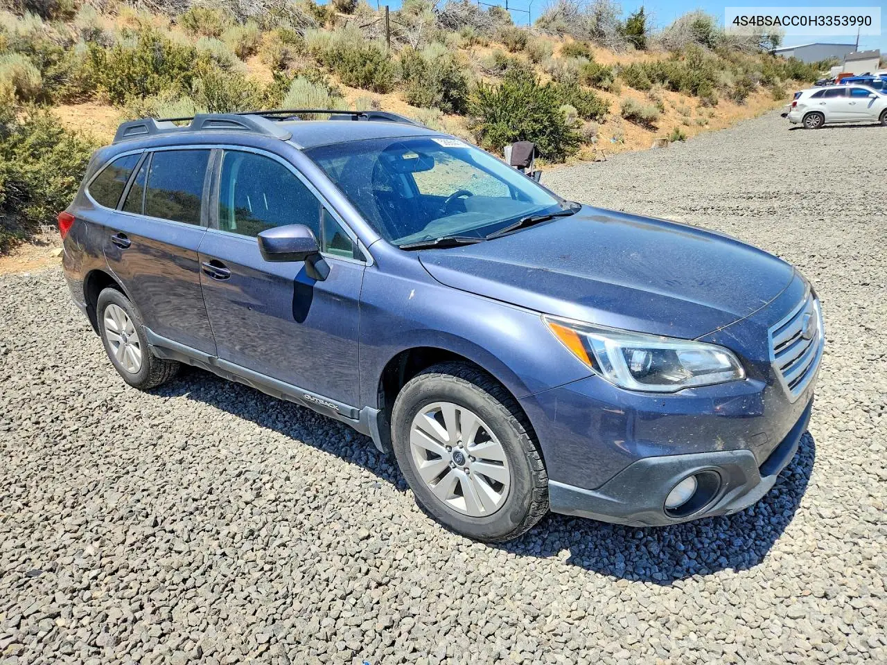 2017 Subaru Outback 2.5I Premium VIN: 4S4BSACC0H3353990 Lot: 58964476