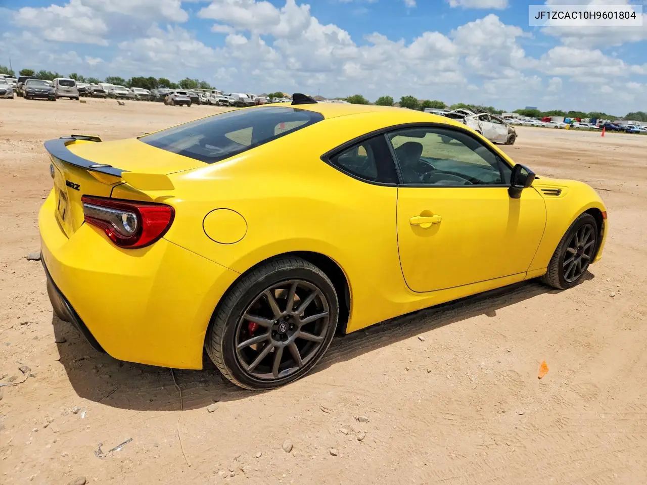 2017 Subaru Brz 2.0 Limited VIN: JF1ZCAC10H9601804 Lot: 59879486