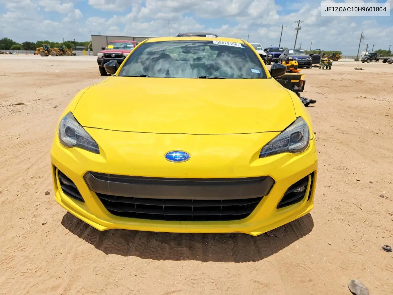 2017 Subaru Brz 2.0 Limited VIN: JF1ZCAC10H9601804 Lot: 59879486