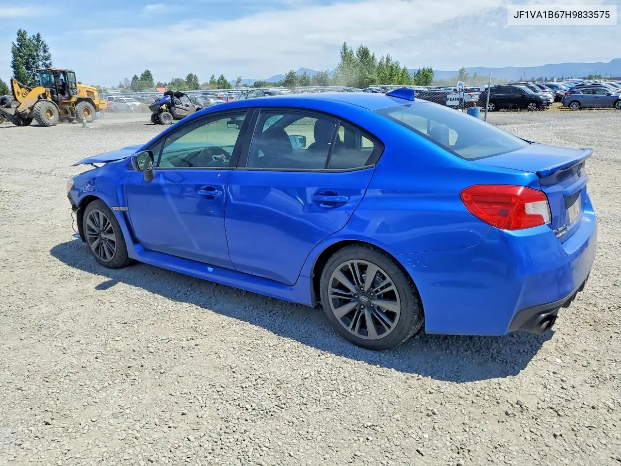 2017 Subaru Wrx VIN: JF1VA1B67H9833575 Lot: 59911086
