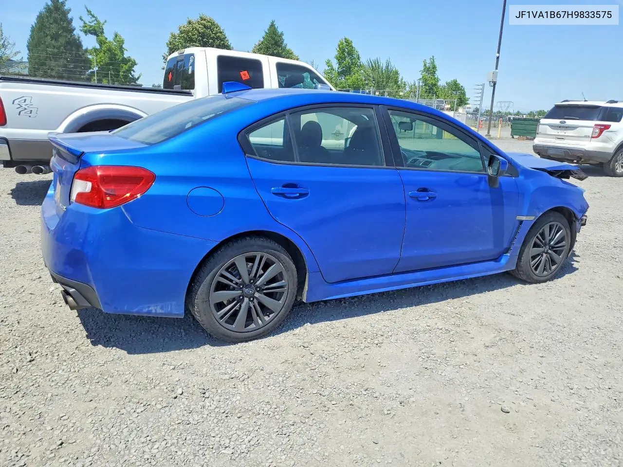 2017 Subaru Wrx VIN: JF1VA1B67H9833575 Lot: 59911086