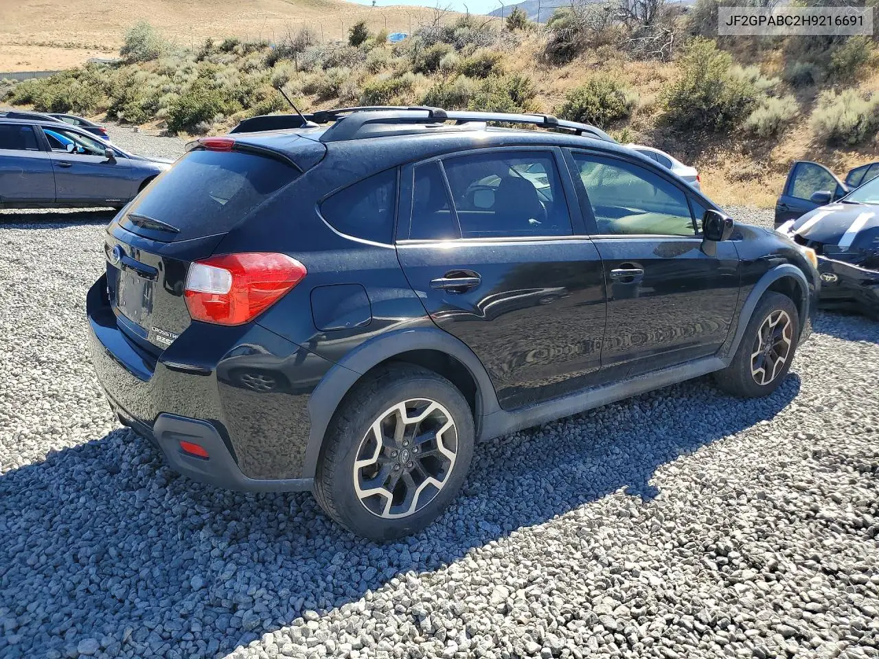 2017 Subaru Crosstrek Premium VIN: JF2GPABC2H9216691 Lot: 61683636
