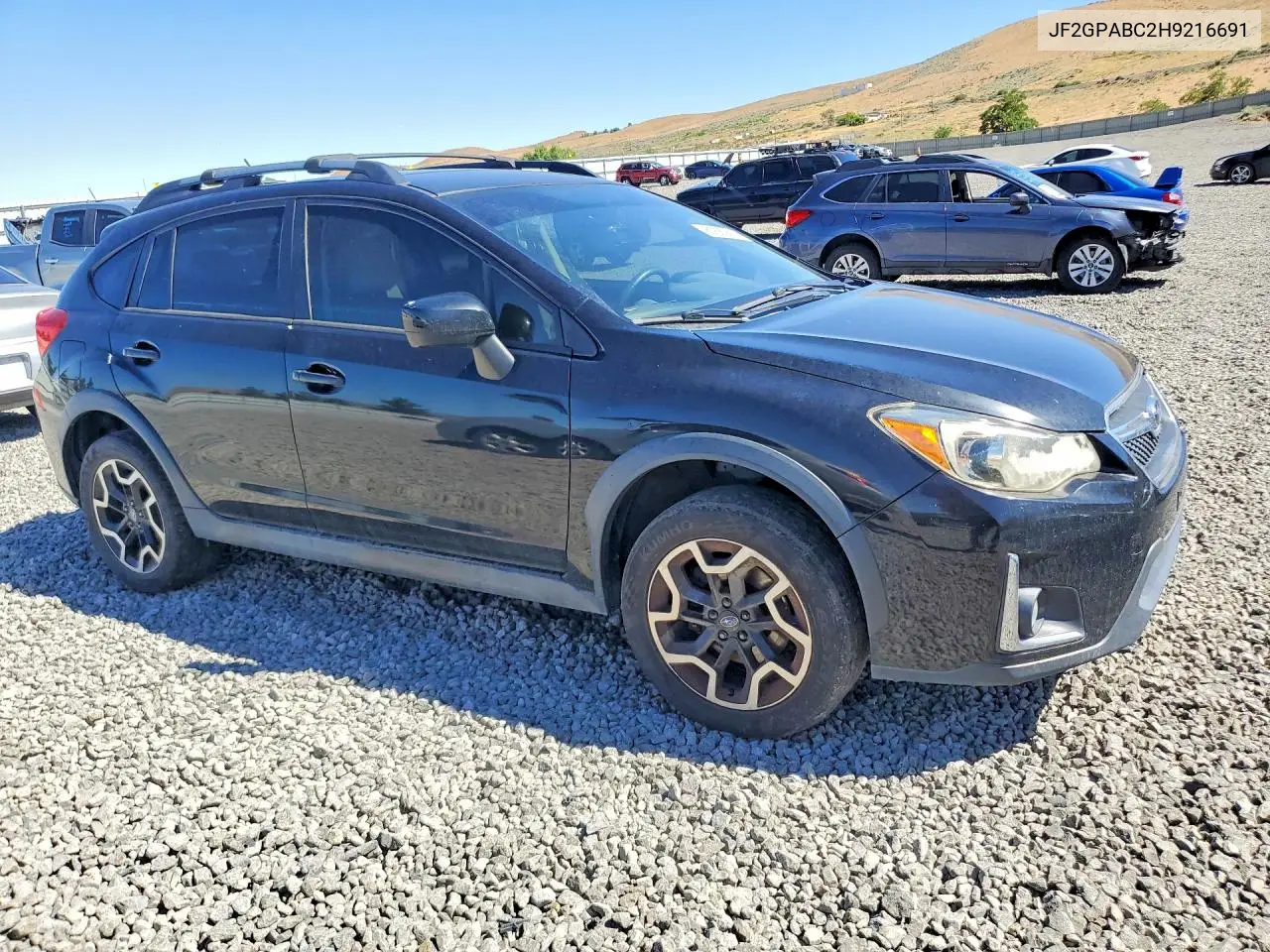 2017 Subaru Crosstrek Premium VIN: JF2GPABC2H9216691 Lot: 61683636