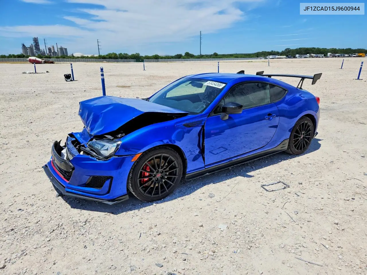 2018 Subaru Brz 2.0 Ts VIN: JF1ZCAD15J9600944 Lot: 53454066