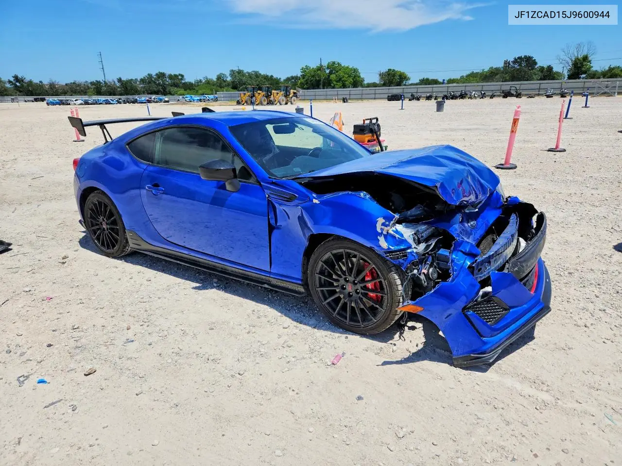 2018 Subaru Brz 2.0 Ts VIN: JF1ZCAD15J9600944 Lot: 53454066