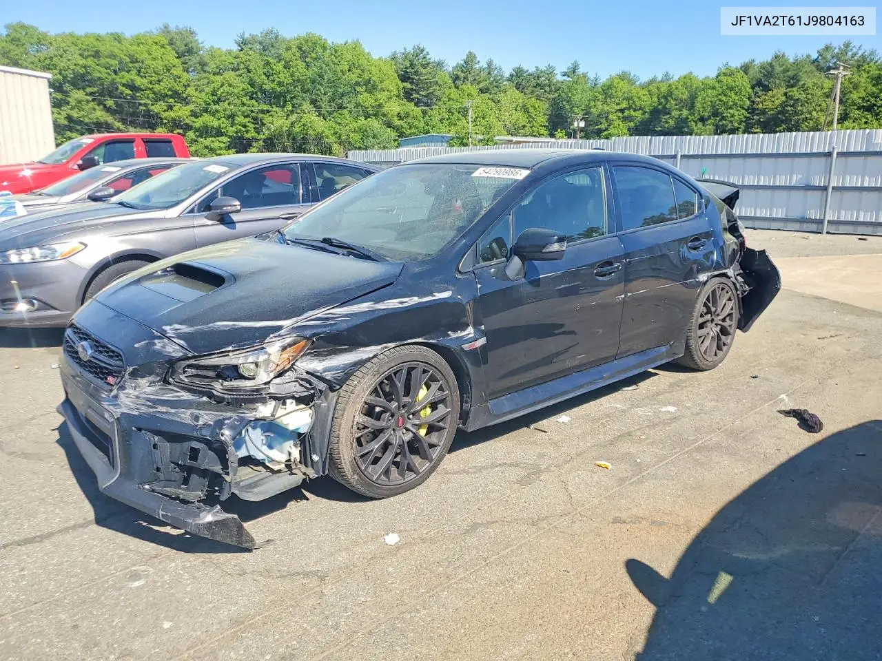 2018 Subaru Wrx Sti Limited VIN: JF1VA2T61J9804163 Lot: 54290986