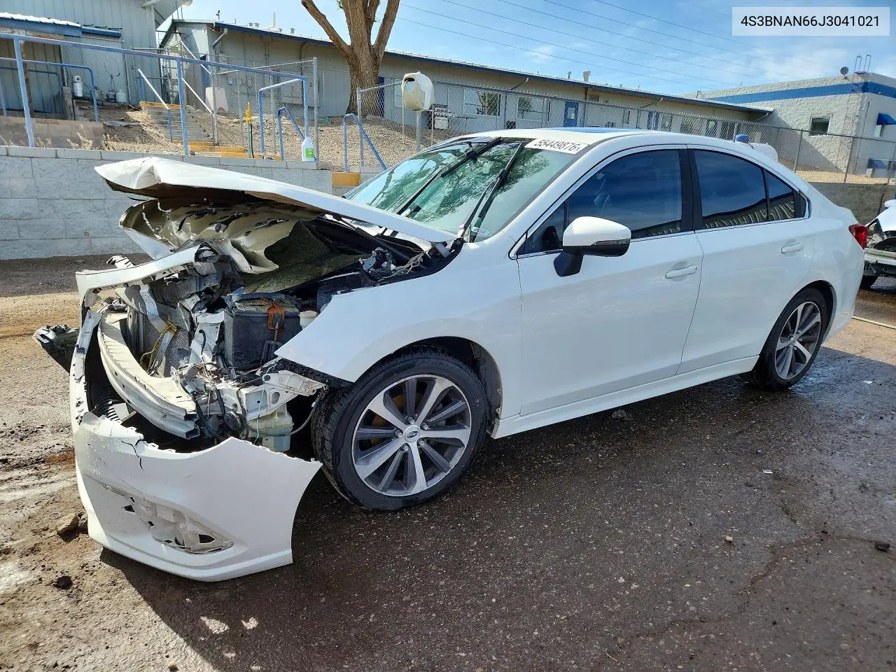 2018 Subaru Legacy 2.5I Limited VIN: 4S3BNAN66J3041021 Lot: 55449876
