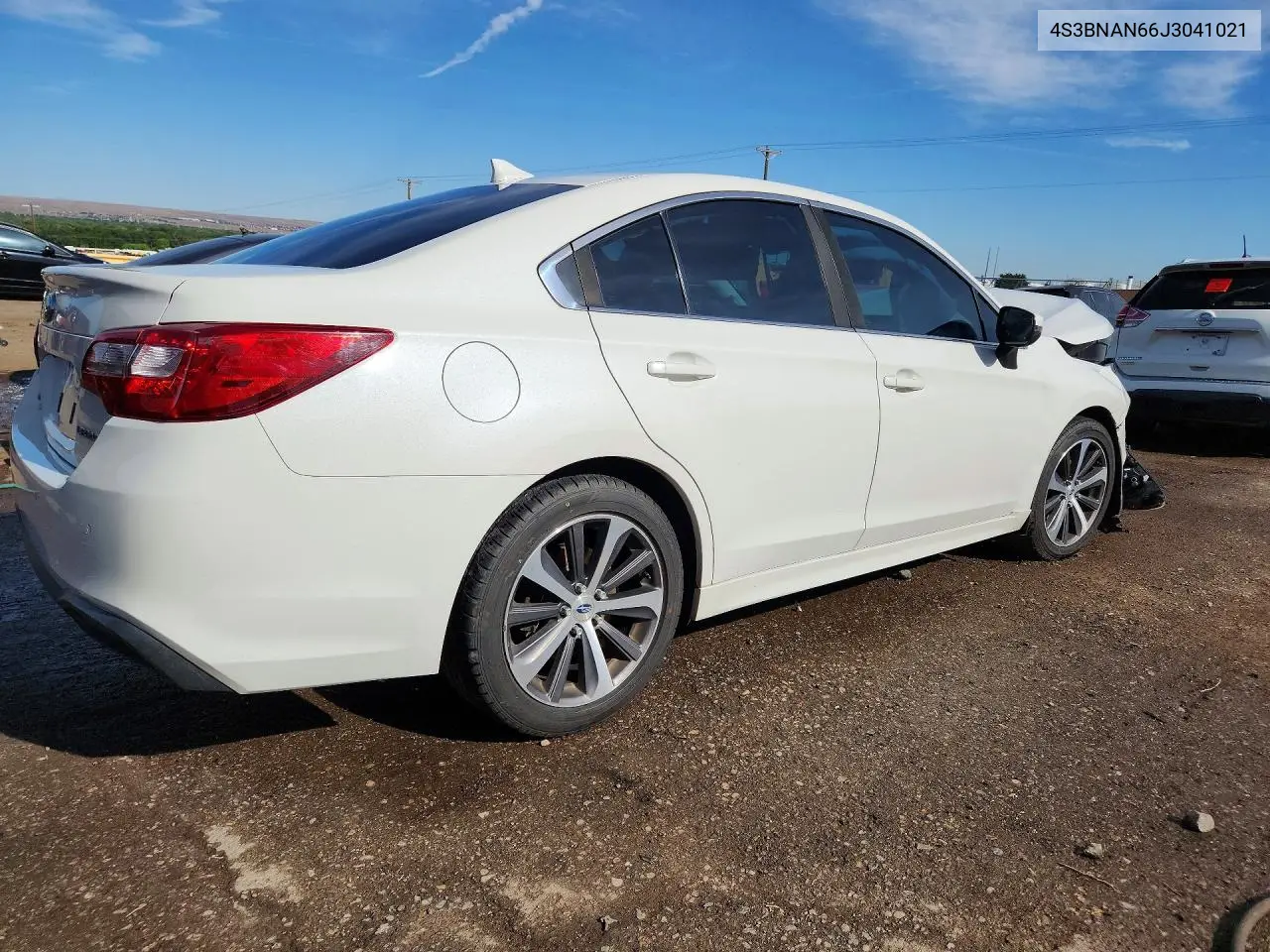 2018 Subaru Legacy 2.5I Limited VIN: 4S3BNAN66J3041021 Lot: 55449876