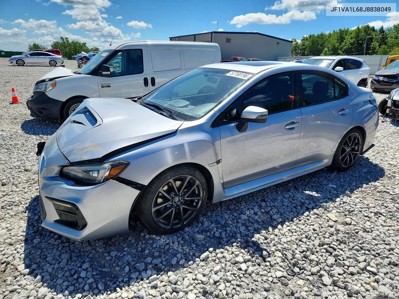 2018 Subaru Wrx Limited VIN: JF1VA1L68J8838049 Lot: 57769196