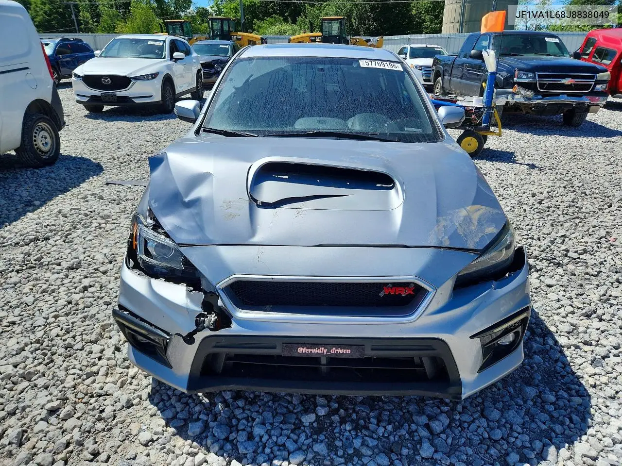 2018 Subaru Wrx Limited VIN: JF1VA1L68J8838049 Lot: 57769196