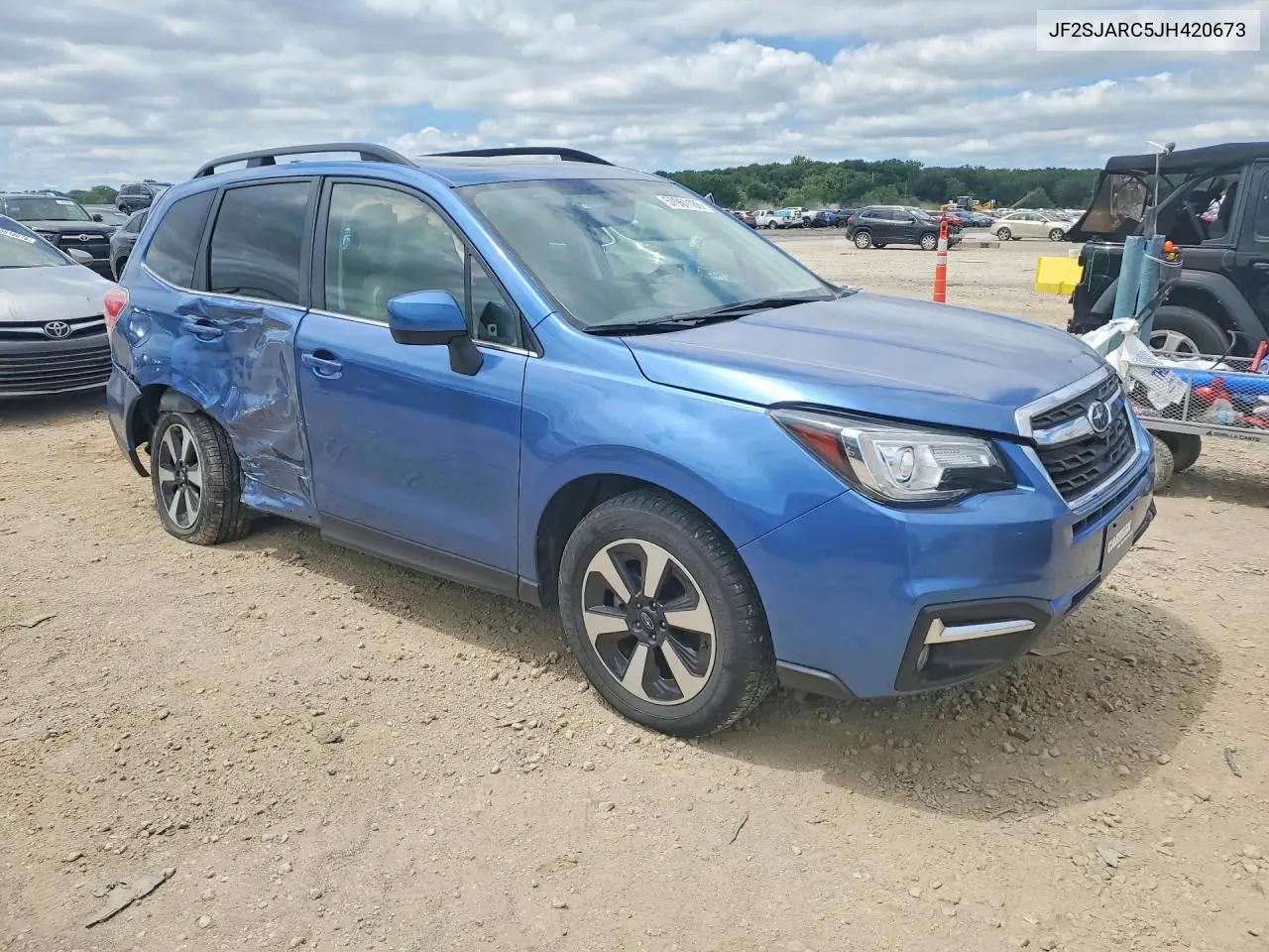 2018 Subaru Forrester VIN: JF2SJARC5JH420673 Lot: 57961186