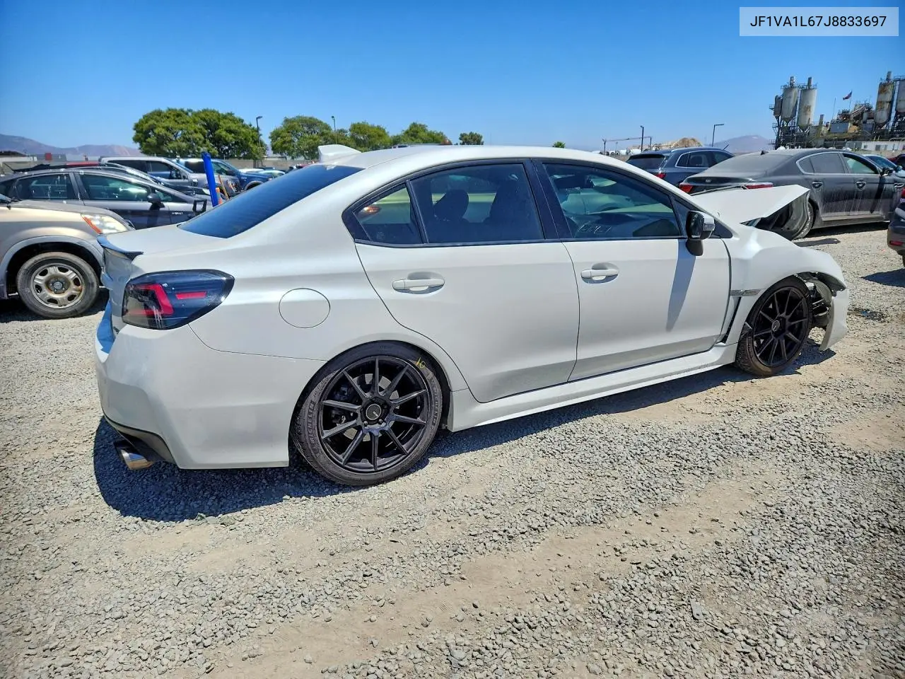 2018 Subaru Wrx Limited VIN: JF1VA1L67J8833697 Lot: 57970646