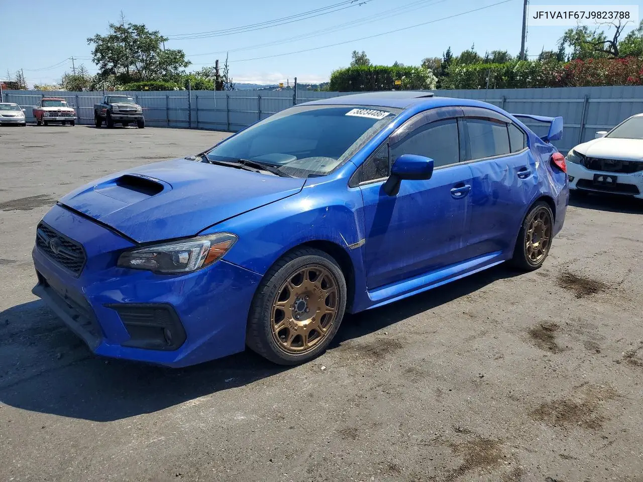 2018 Subaru Wrx Limited VIN: JF1VA1F67J9823788 Lot: 58234486