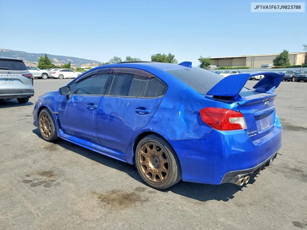 2018 Subaru Wrx Limited VIN: JF1VA1F67J9823788 Lot: 58234486