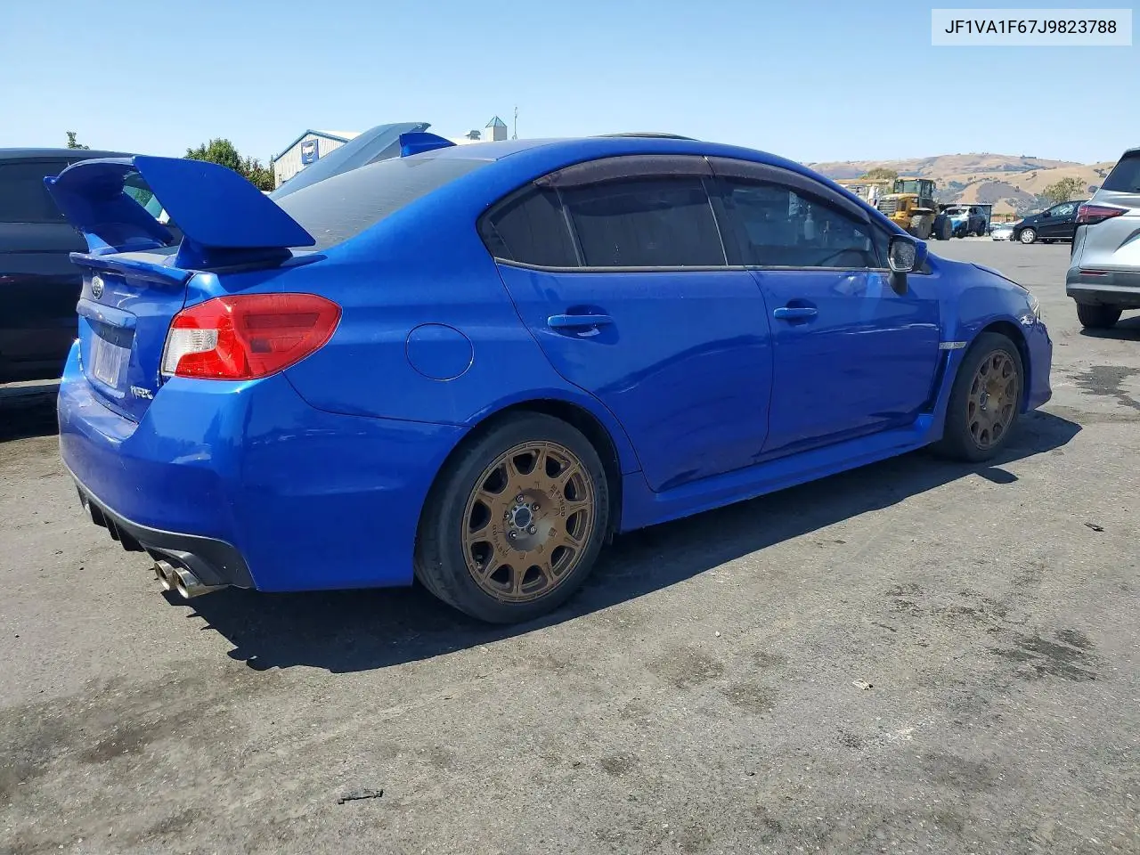 2018 Subaru Wrx Limited VIN: JF1VA1F67J9823788 Lot: 58234486