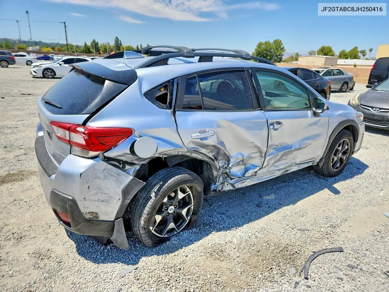 2018 Subaru Crosstrek Premium VIN: JF2GTABC8JH250416 Lot: 58516316