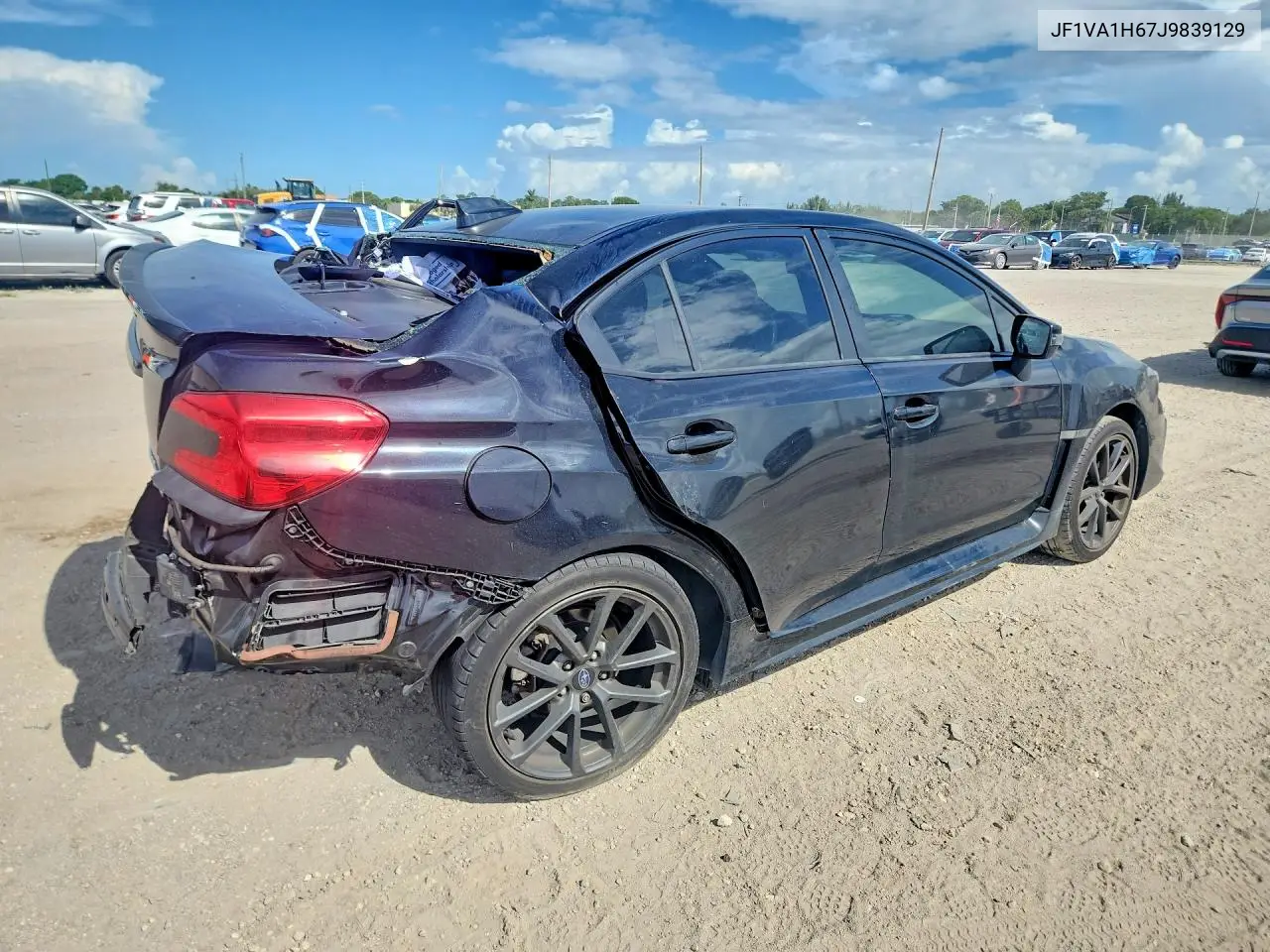 2018 Subaru Wrx Limited VIN: JF1VA1H67J9839129 Lot: 59723376