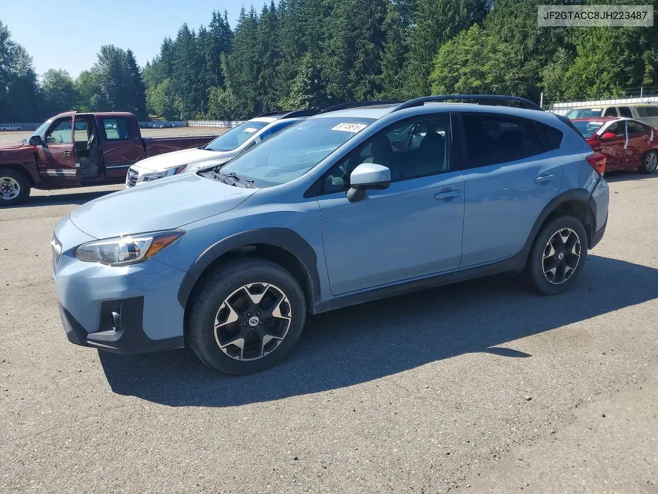 2018 Subaru Crosstrek Premium VIN: JF2GTACC8JH223487 Lot: 60749616