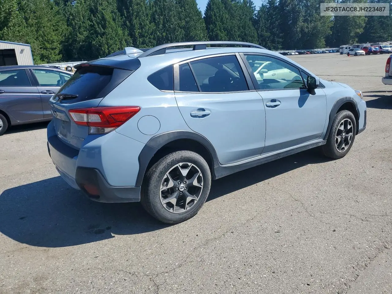 2018 Subaru Crosstrek Premium VIN: JF2GTACC8JH223487 Lot: 60749616