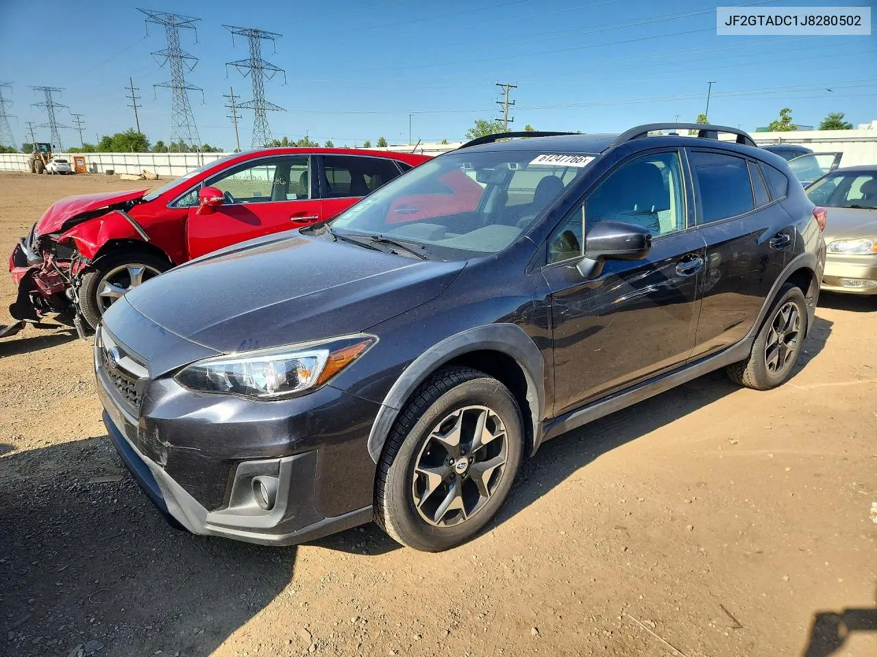 2018 Subaru Crosstrek Premium VIN: JF2GTADC1J8280502 Lot: 61247766