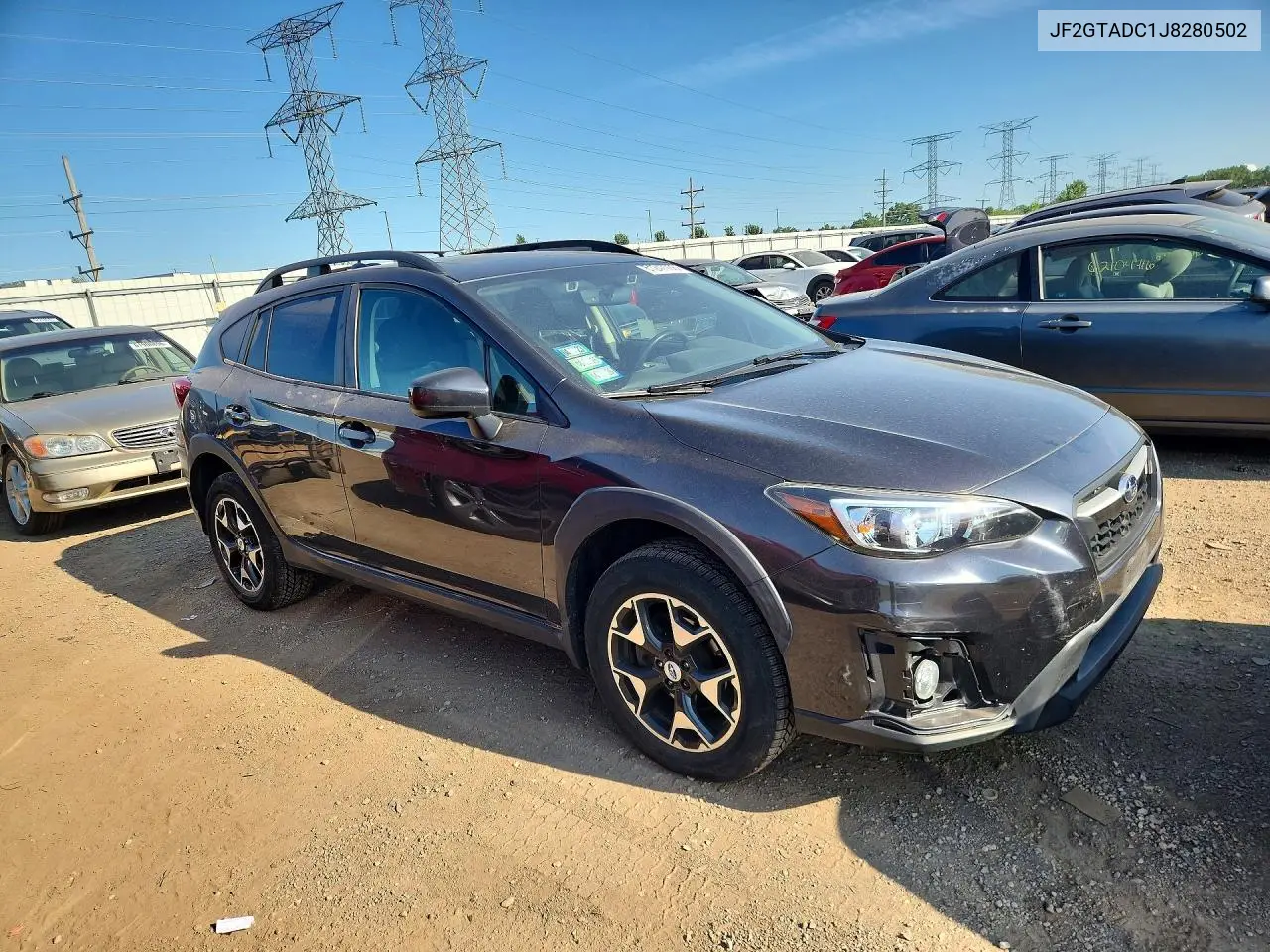 2018 Subaru Crosstrek Premium VIN: JF2GTADC1J8280502 Lot: 61247766