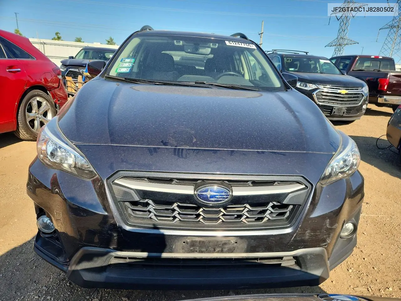 2018 Subaru Crosstrek Premium VIN: JF2GTADC1J8280502 Lot: 61247766
