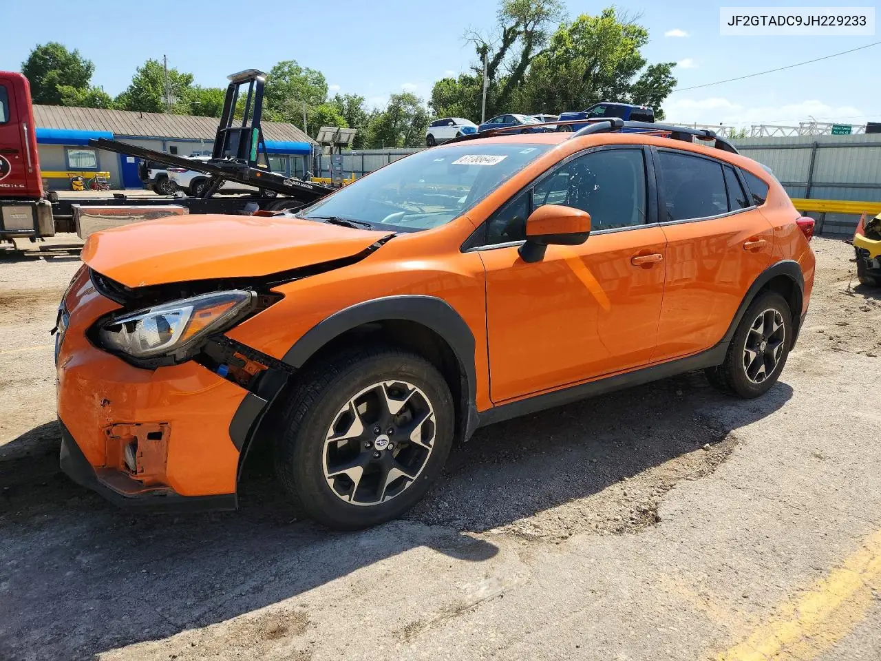 2018 Subaru Crosstrek Premium VIN: JF2GTADC9JH229233 Lot: 61788646