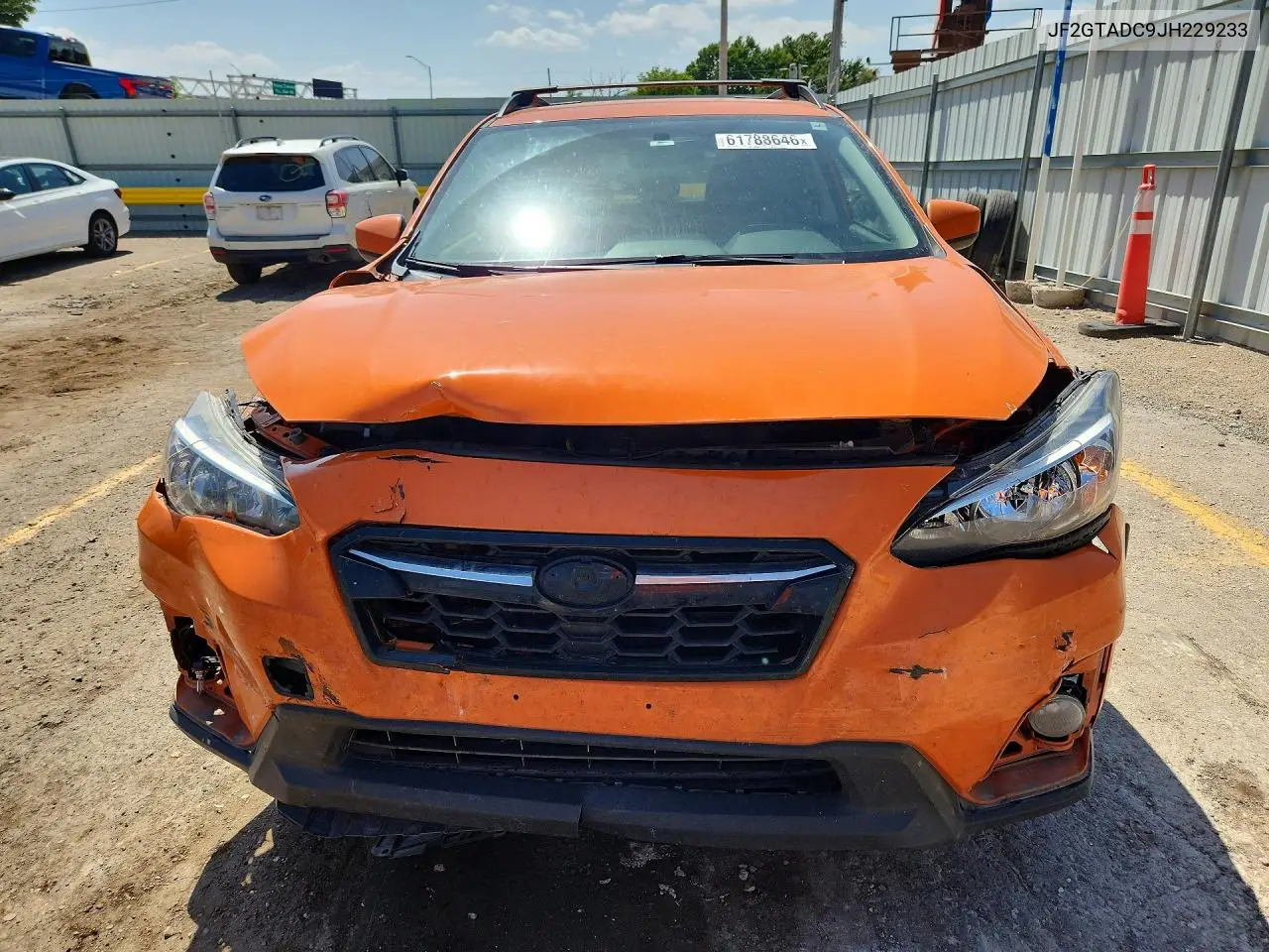 2018 Subaru Crosstrek Premium VIN: JF2GTADC9JH229233 Lot: 61788646